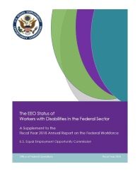 Cover thumbnail, The EEO Status of Workers with Disabilities in the Federal Sector