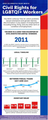 infographic for Civil Rights for LGBQT